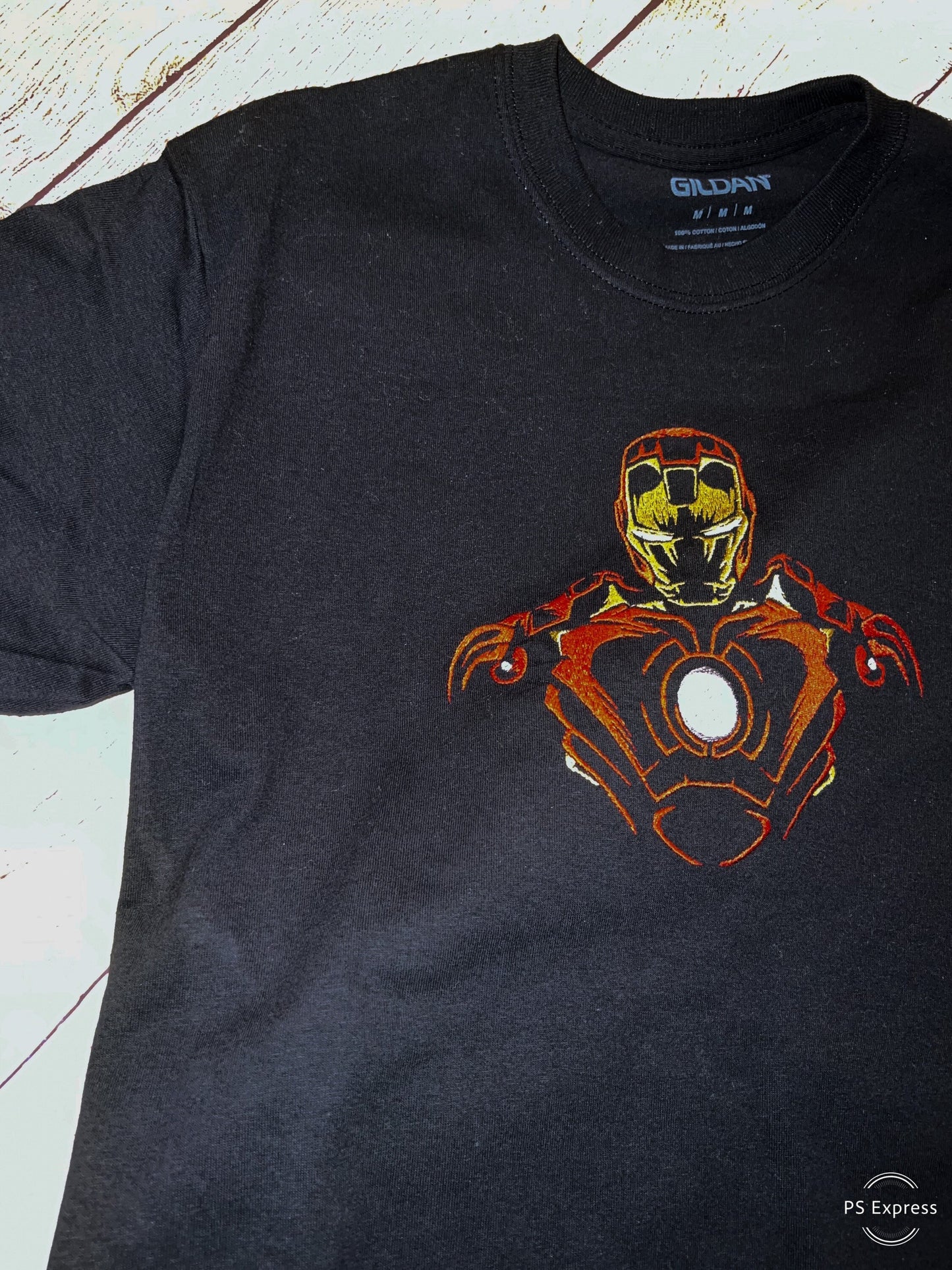Iron Man Embroidered T-shirt