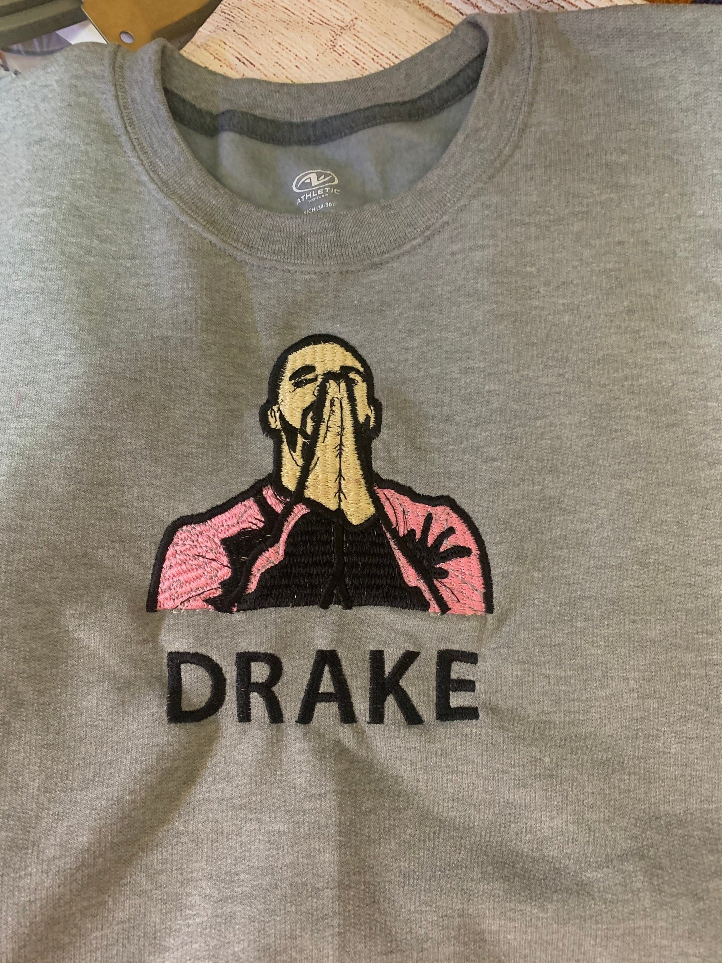 Drake Embroidered Crewneck
