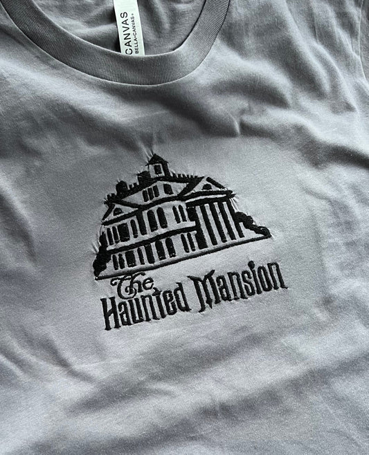 Haunted Mansion Embroidered T-shirt