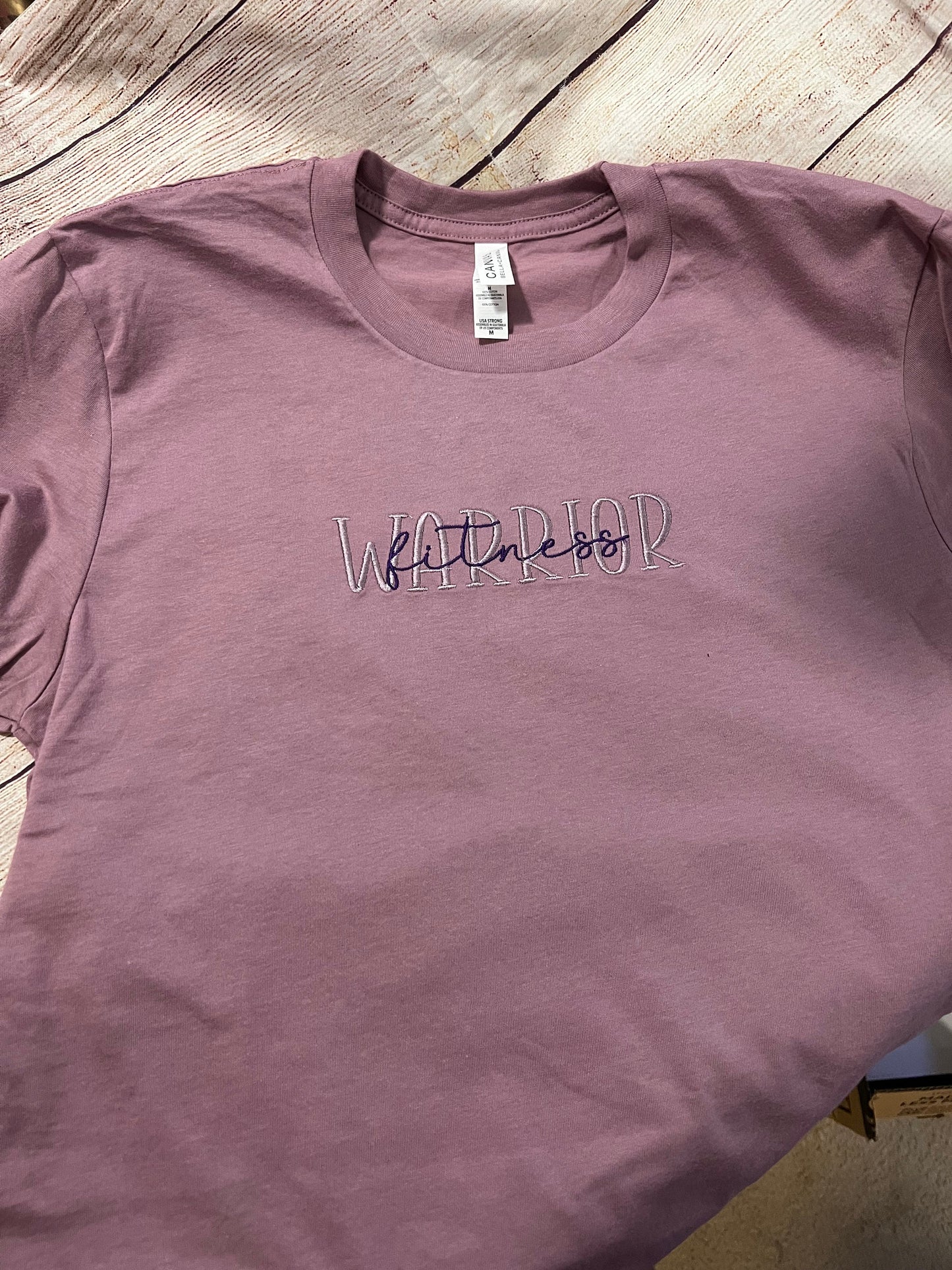 Fitness Warrior Embroidered T-shirt