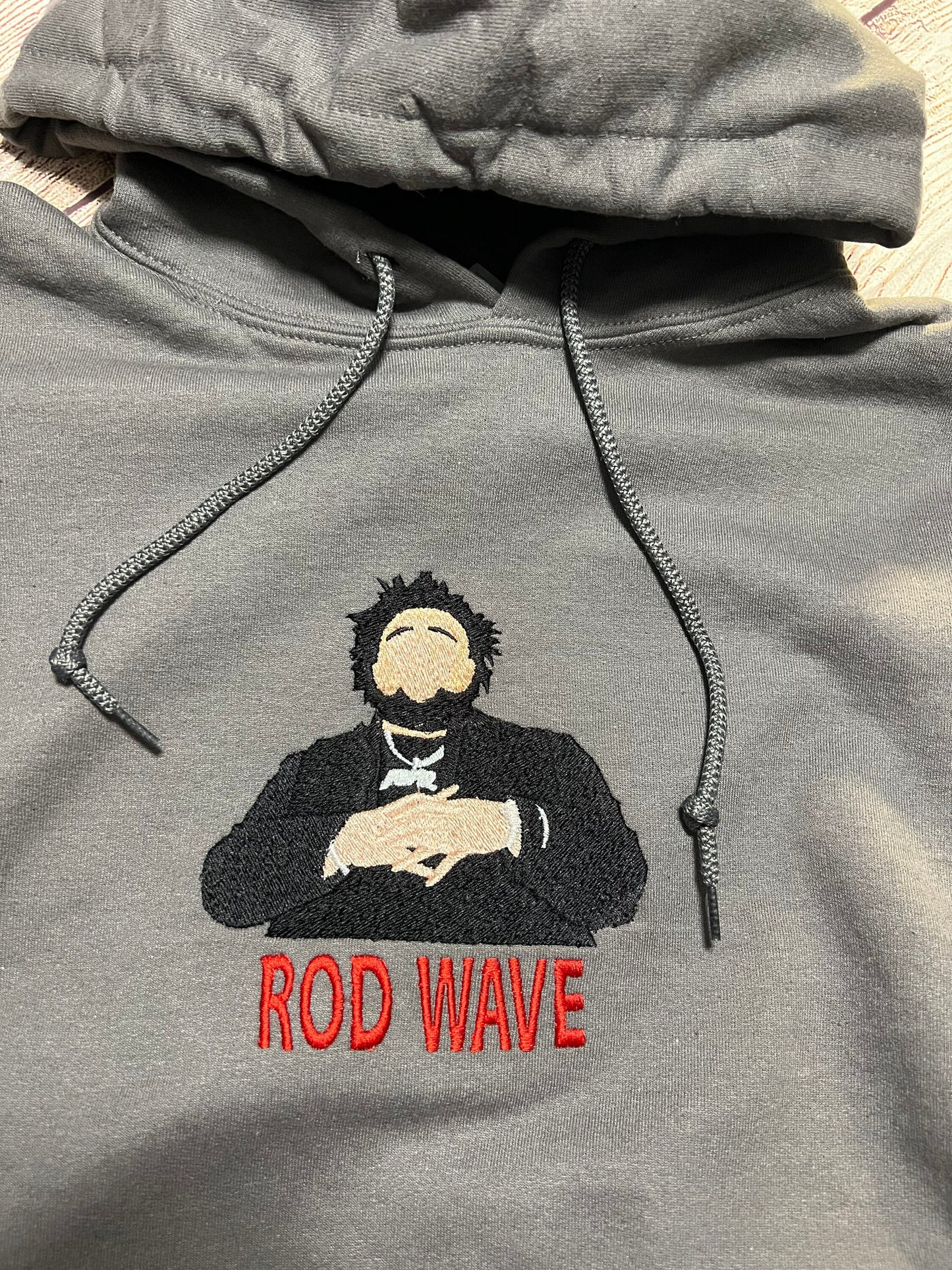 Rod Wave Embroidered Hoodie