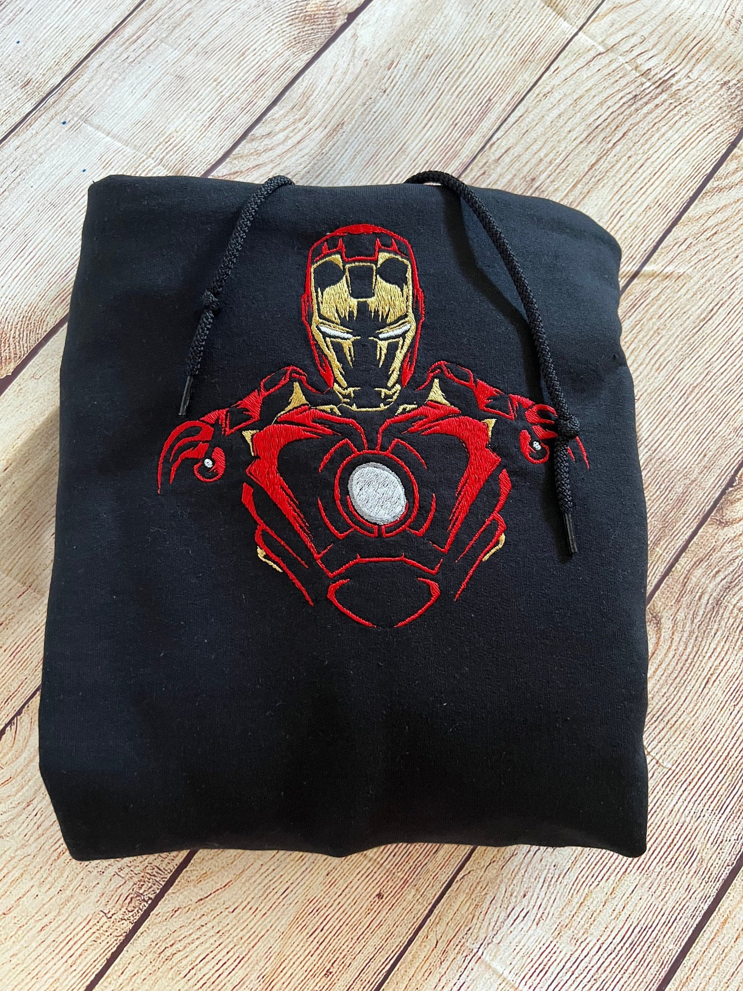 Iron Man Embroidered Hoodie