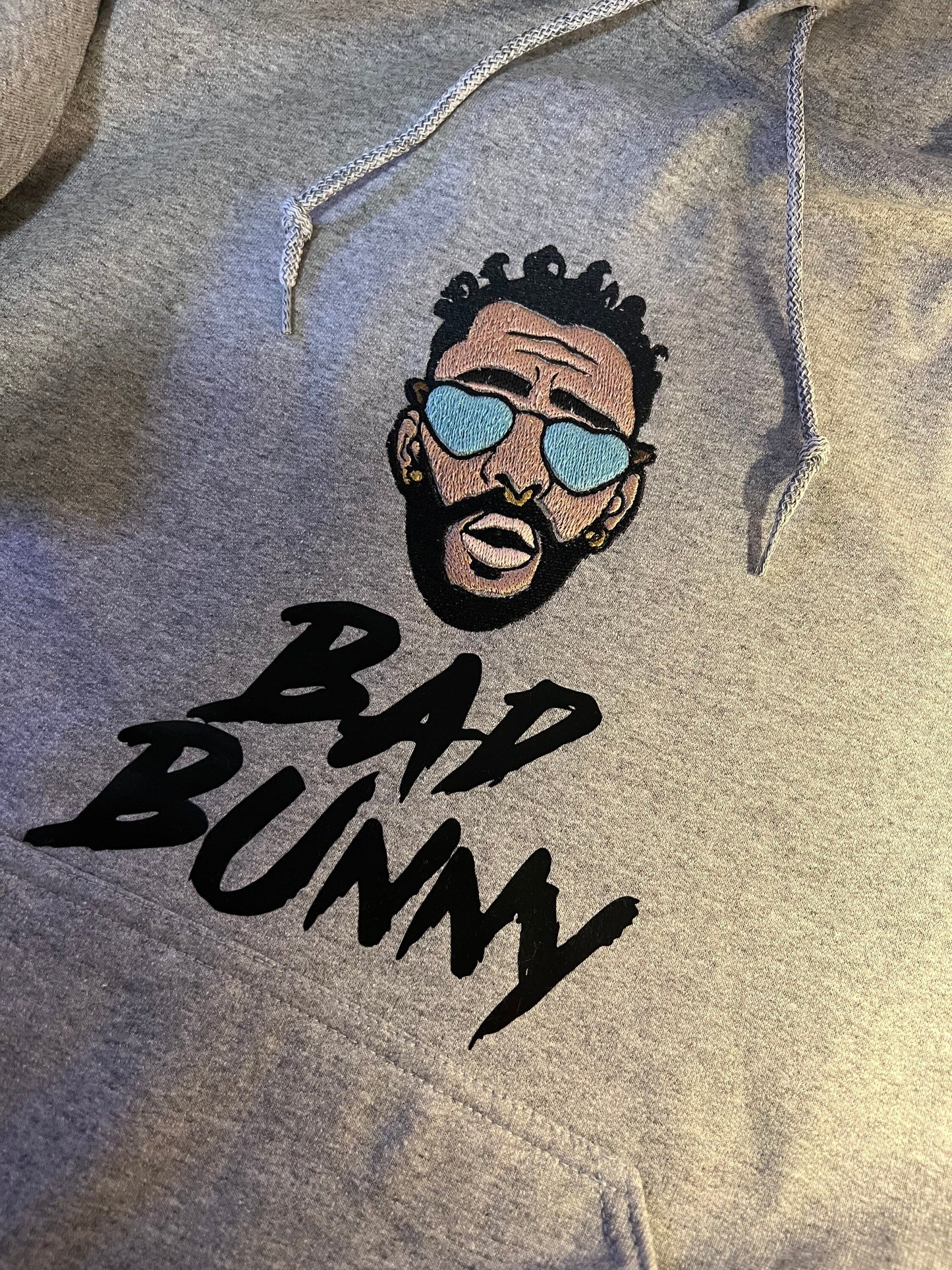 Bad Bunny Embroidered Hoodie