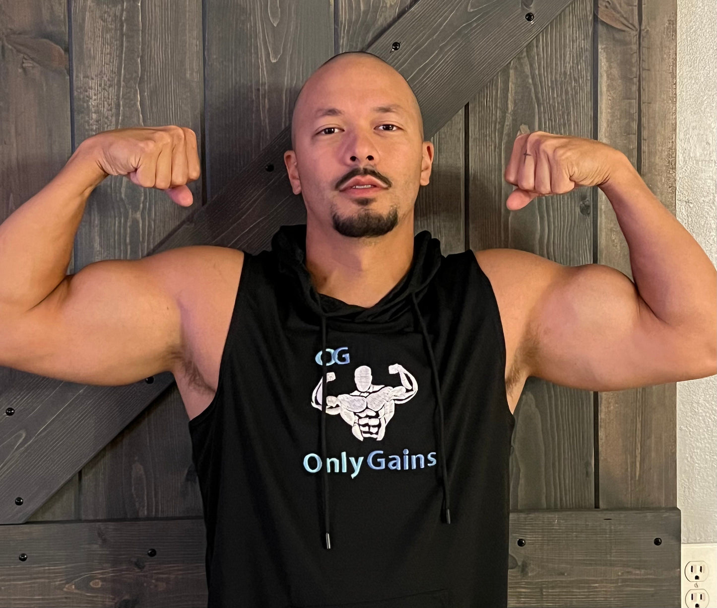 Only Gains Sleeveless Work Out Hoodie