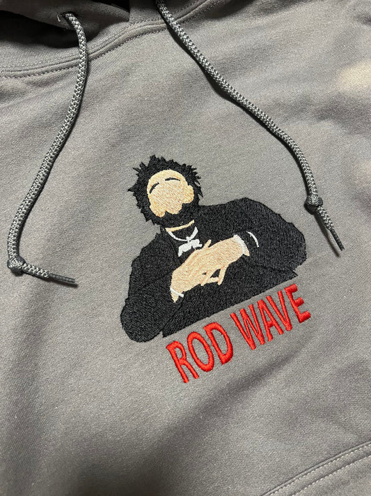 Rod Wave Embroidered Hoodie