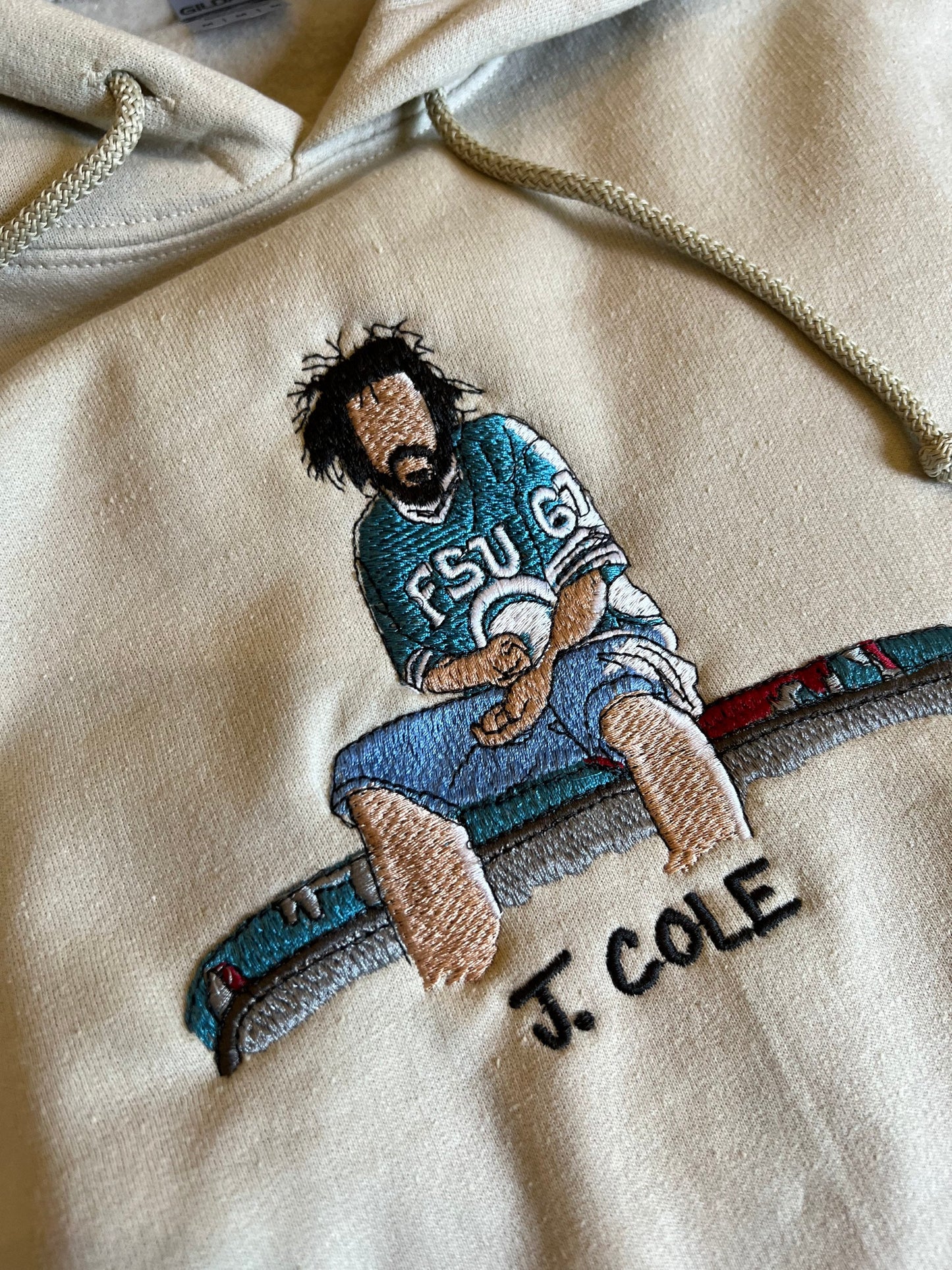 J. Cole Embroidered Hoodie