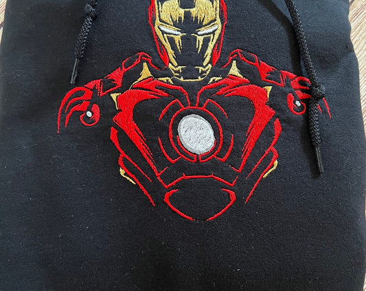 Iron Man Embroidered Hoodie